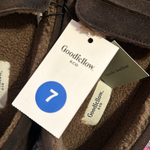 New Goodfellow & Co. Bodhi Genuine Suede Loafer Slippers Men’s Size 7 Brown - Picture 8 of 10